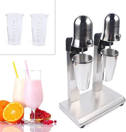 Vista 10 de Mezclador de leche de 110 V, 180 W, 22.0 fl oz, mezclador de soporte, mezclador de cóctel, mezclador de bebidas eléctricas, 18000RMP, máquina