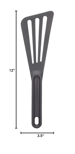 Vista 8 de Matfer Bourgeat Exoglass Pelton Espátula Gris y OXO Good Grips - Espátula de silicona para galletas