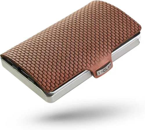 Vista 12 de I-CLIP Acero inoxidable con clip intercambiable - Cartera delgada - Cartera de cuero - Billetera premium - Tarjetero de acero inoxidable