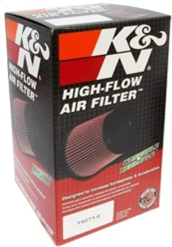 Vista 5 de K&N Filtro de aire universal X-Stream con abrazadera: alto rendimiento, Premium, Filtro de repuesto: Diámetro de la brida: 3 pulgadas, Altura
