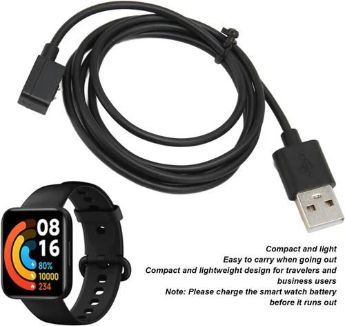 Vista 3 de Gavigain Watch Magnetic Charger USB Charging Cable Adapter Magnetic Replacement Charger Smart Watch Charging Dock 3.3 ft Watch Charging Cable