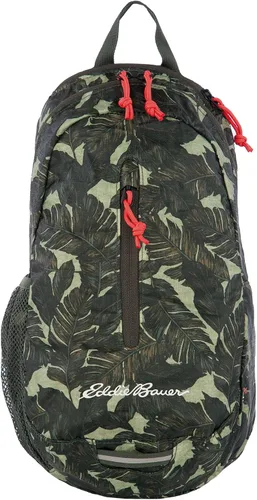 Vista 20 de Eddie Bauer Stowaway - Bolso bandolera plegable Viajes Exterior Ligero Compacto Nylon Ripstop, Granate-10L