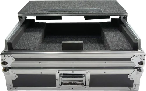 Vista 6 de Harmony Audio DJ HCNVLT Flight Glide - Soporte para laptop Road DJ - Carcasa personalizada compatible con Numark NV