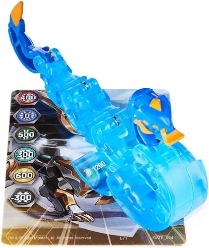 Vista 3 de Bakugan Geogan Rising 2021 Aquos Montrapod Figura de acción coleccionable y tarjetas coleccionables