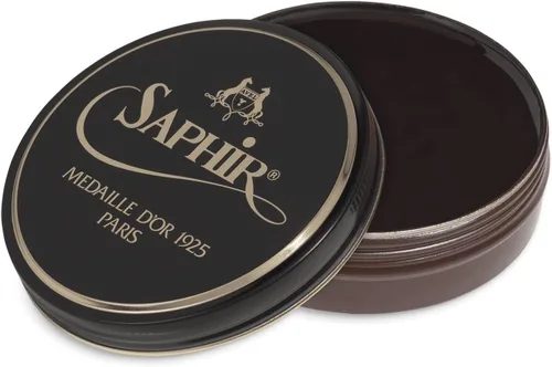 Vista 12 de SAPHIR Medaille d'Or Pate De Luxe - Esmalte de zapatos de cera natural para brillo de cuero Marrón medio