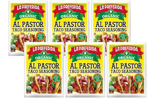 Vista 11 de La Preferida Condimento orgánico para tacos Al Pastor, 1 onza (paquete de 3)