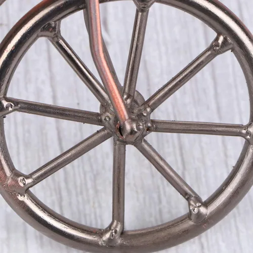 Vista 7 de Homoyoyo Molde de bicicleta de hierro para bicicleta modelo de bicicleta de hierro decoración de bicicleta de hierro