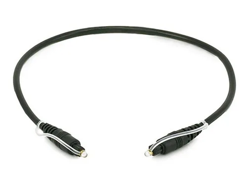 Vista 12 de Monoprice Cable de audio óptico Toslink de 0.197 in OD de 1.5 pies (paquete de 2)