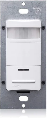 Vista 4 de Leviton Decora - Paquete de sensores de ocupación de interruptor de pared con paquete de energía súper resistente