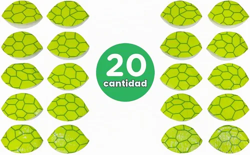 Vista 2 de Neat Solutions Tee N Toss Turtle, Multi, Talla única, 20 unidades, 0+ Meses
