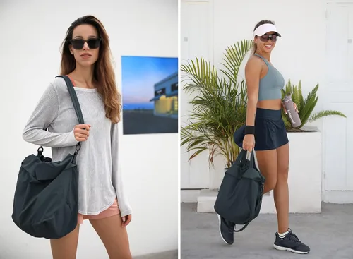 Vista 6 de ODODOS Bolsas Hobo Multi 2.0 de 19L con 2 correas para mujer, bolsos de mano, bolsos cruzados