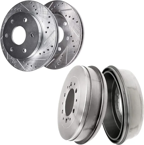 Vista 54 de Detroit Axle - Rotores de freno delanteros para Lexus GS350 GS430 GS450h GS460 IS200t IS250 IS300 IS350 Reemplazo de rotores de freno perforados