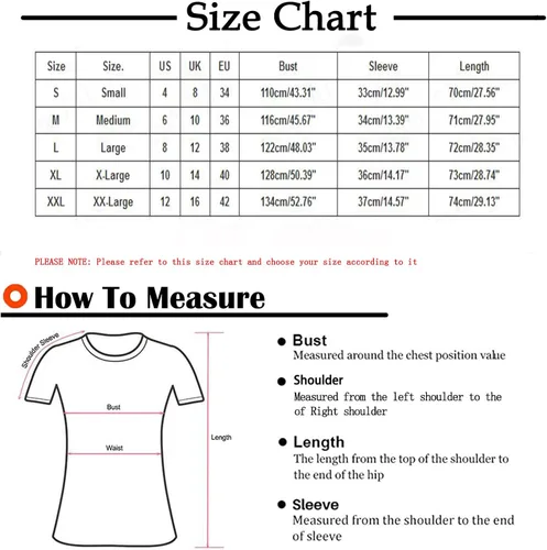 Vista 3 de Womens Summer Tops V Neck Plain Shirts Casual Rolled Sleeve T-Shirt Side Split Tunics Plus Size Hide Belly Blouse