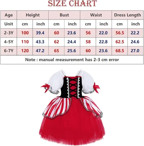 Vista 5 de MDYCW Princess Dress Up Birthday Party Fairy Costume for Toddler Girls Special Occasion Dresses Pageant Ball Gown