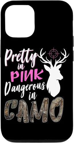 Vista 28 de Funny Pink Camo Hunting Graphic Women Deer Buck Hunters Case for iPhone 17