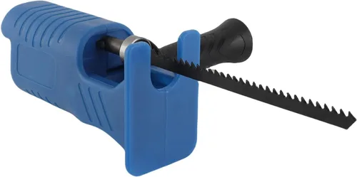 Vista 6 de Adaptador de sierra recíproca para taladro eléctrico, kit de conversión de taladro portátil a sierra recíproca, mango ergonómico, juego de adaptador