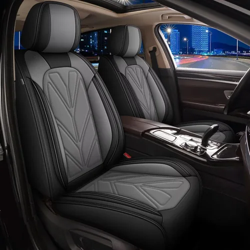 Vista 9 de DISUTOGO Fundas de asiento delantero de automóvil para Ford EcoSport 2018-2025, funda de asiento de cuero impermeable, cómodo protector de cojín