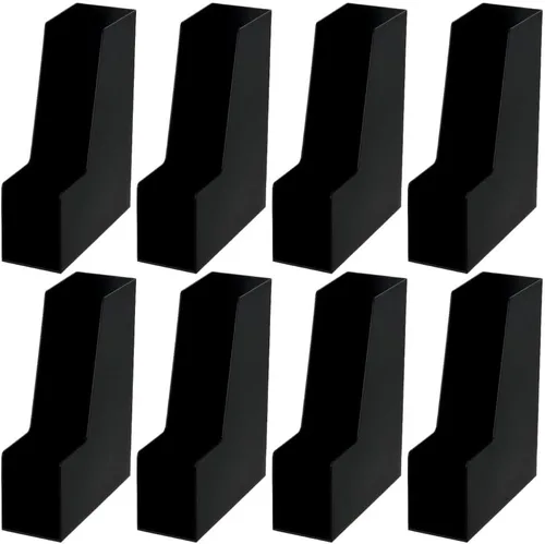 Vista 14 de YBM HOME Organizador vertical para archivos, diseño frontal abierto para un fácil acceso a archivos, documentos y revistas, ideal para oficina