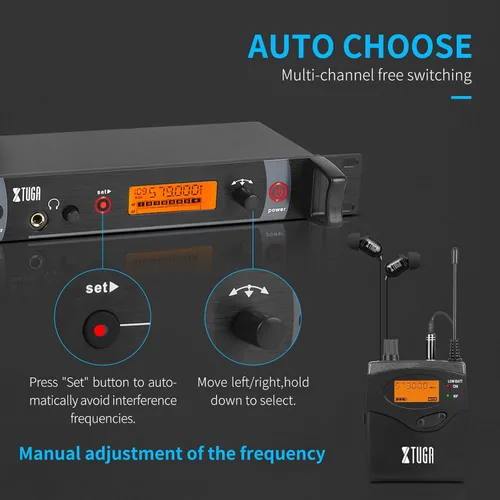 Vista 4 de Xtuga RW2080 – Sistema de monitoreo de audio In Ear, Rocket