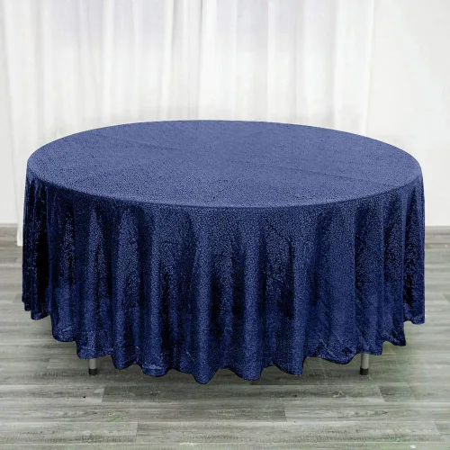 Vista 12 de Tableclothsfactory Luxury Collection - Manteles redondos de lentejuelas de 108 pulgadas, color dorado