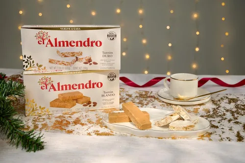 Vista 4 de El Almendro Turrón de Almendra Suave 7oz (200 G)