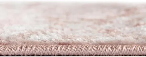Vista 5 de Unique Loom Oxford Collection - Alfombra Sheldonian (7 pies octágonos, rosa/marfil)