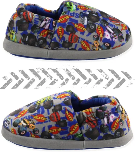 Vista 5 de Blaze and The Monster Machines - Pantuflas de felpa para niños pequeños