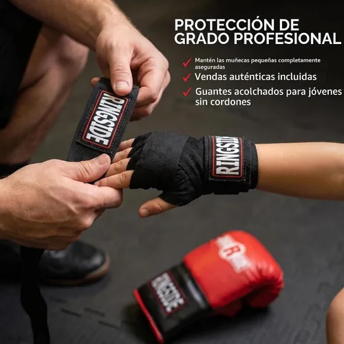 Vista 6 de Ringside Kit de saco de boxeo juvenil, talla única