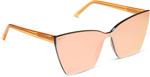 Vista 5 de DIFF Goldie UV400 - Lentes de sol de gran tamaño sin marco para mujer