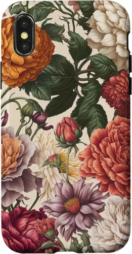 Vista 5 de Cute Flowers Vintage Botanical Floral Illustration Women Case for iPhone 17