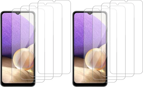 Vista 9 de Paquete de 4 protectores de pantalla de vidrio compatibles para Samsung Galaxy A07 5G / 4G [dureza 9H] - Vidrio templado de pantalla HD, resistente