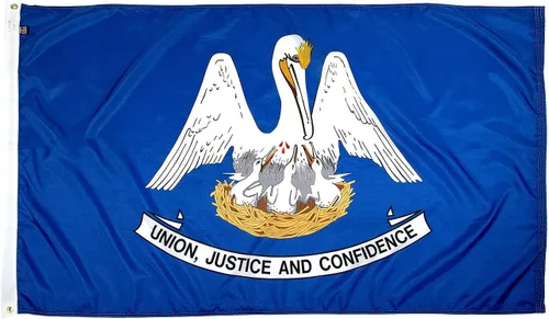Vista 52 de FlagSource Bandera del estado de Alabama, material de nailon 200D con certificación FMAA, resistente, fabricada en Estados Unidos, resistente a