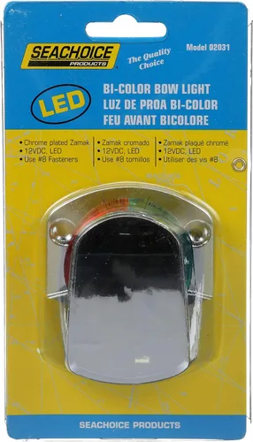Vista 5 de SEACHOICE Luz de arco LED, navegación marina, cromo bicolor, visibilidad de 1 milla para vela o lanchas motoras de menos de 39 pies