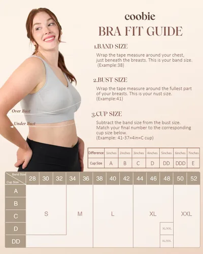 Vista 42 de Coobie Brasier sin costuras de cobertura completa para mujer con acolchado extraíble para mayor comodidad
