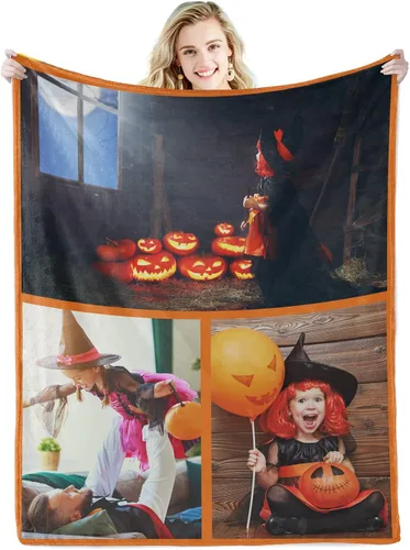 Vista 16 de Mantas personalizadas con fotos, manta personalizada con fotos, manta suave personalizada, regalos para el mejor papá de la historia, abuelo