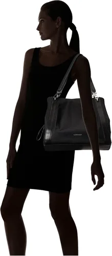 Vista 8 de Calvin Klein Bolso de hombro grande de triple compartimento Ellie Novelty