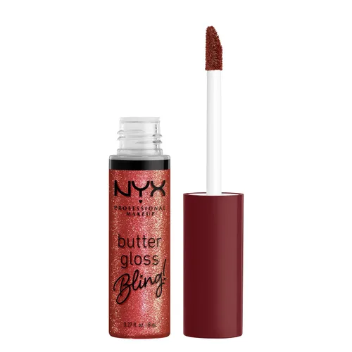 Vista 10 de NYX MAQUILLAJE PROFESIONAL Brillo de mantequilla, brillo de labios no pegajoso, - Eclair (rosa)