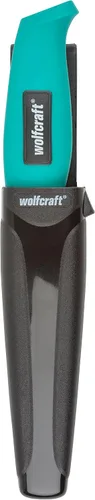 Vista 4 de Wolfcraft 4086000 cuchillo Exterior con cuchilla dentada fija y estuche de protección Pack 1