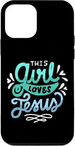 Vista 12 de Funda para iPhone 15 This Girl Loves Jesus Christian Faith Women