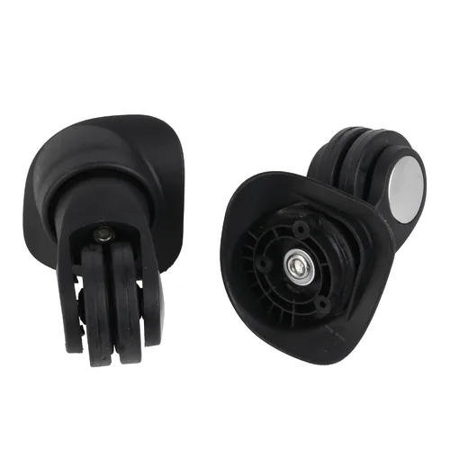 Vista 5 de 2 pares de ruedas de repuesto para equipaje 360 ruedas giratorias de maleta doble 1.22 x 1.06 pulgadas W024