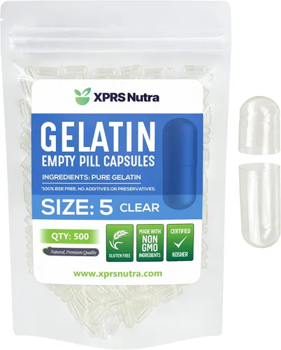 Vista 11 de XPRS Nutra Cápsulas vacías tamaño 5 – 100 cápsulas de gelatina vacías transparentes muy pequeñas – Pastillas de relleno de cápsulas de bricolaje
