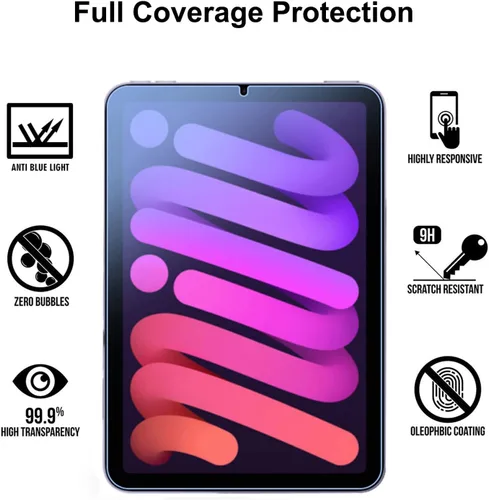 Vista 6 de Protector de pantalla de vidrio templado antiluz azul de 13 pulgadas [2 unidades] para iPad Pro/iPad Air de 13 pulgadas (M4/M3/M2) (M3)