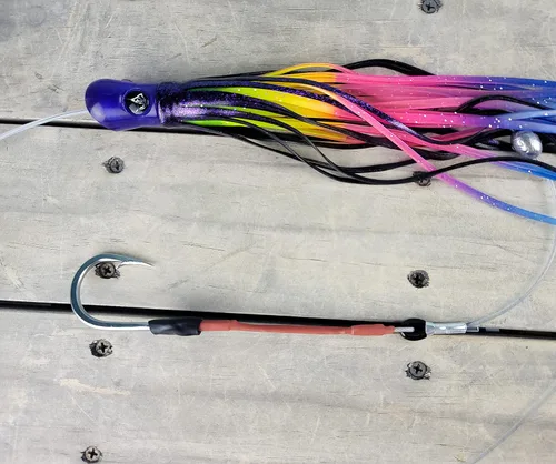 Vista 6 de Lobo Lures #207 Skipjack híbrido UV Big Game Trolling Lure - Señuelo para margaritas (8.0 in)
