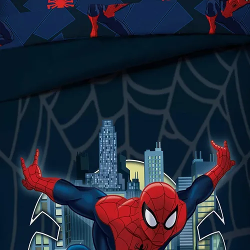 Vista 9 de Jay Franco Marvel Miles Morales - Manta infantil de 2 piezas, incluye manta, edredón