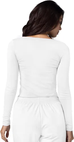 Vista 3 de Adar Underscrubs - Camiseta de manga larga para mujer, 2