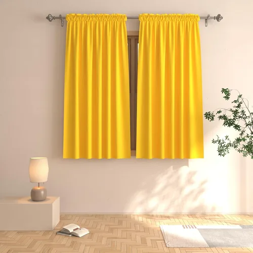 Vista 29 de UPOPO Cortinas beige de 45 pulgadas de largo para oscurecer la habitación, paneles de cortina para ventana, bolsillo para cortinero, cortinas