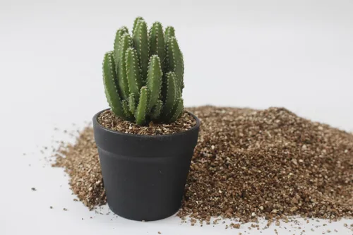 Vista 2 de Vermiculita orgánica de 2 cuartos de galón, vermiculita hortícola para plantas, aditivo de suelo para plantas en maceta, vermiculita gruesa