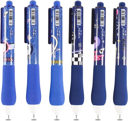 Vista 2 de Bolígrafos de gel retráctiles Unvoltage Gen Ink Rollerball Juego de bolígrafos de tinta negra de 0.020 in, juego de 12 bolígrafos de escritura
