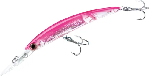 Vista 8 de Yo-Zuri Crystal 3D Minnow Deep Diver Señuelo articulado, amarillo naranja, 5-1/4 pulgadas Azul plateado
