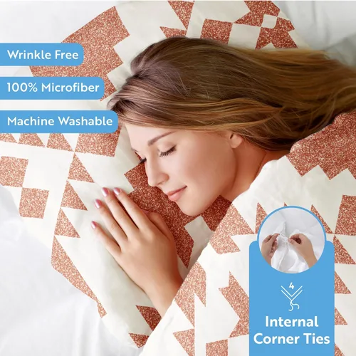 Vista 3 de Linen Market Funda de edredón individual para cama individual – Experimenta una comodidad similar a un hotel con una suavidad inigualable